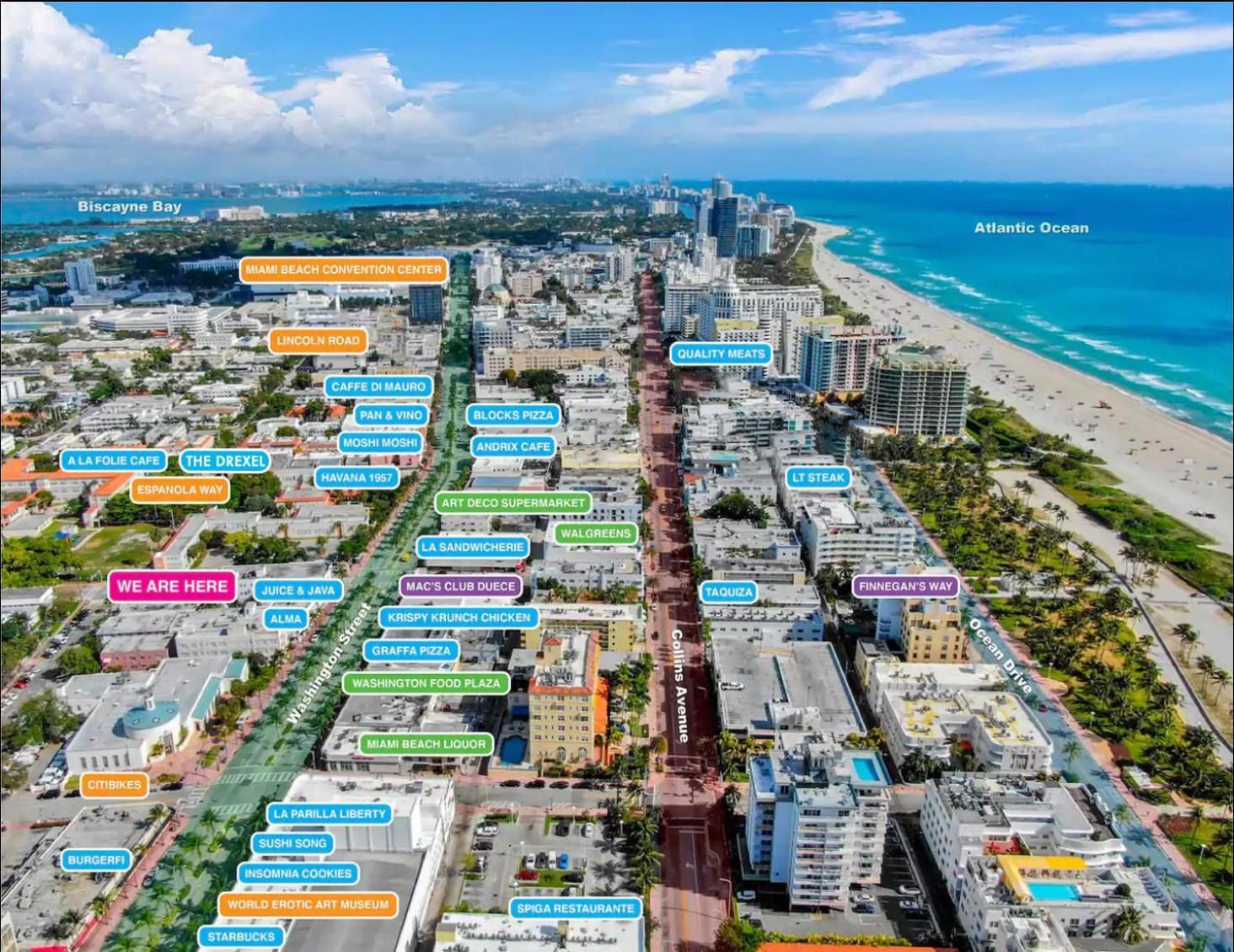 South Beach Steps To Ocean Drive Free Parking & Pet Friendly Miami Beach Exterior foto